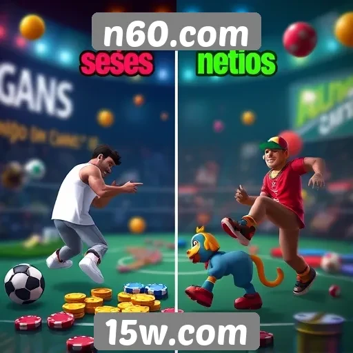 Comparativo entre jogos populares e independentes no n60.com